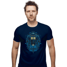 Load image into Gallery viewer, Shirts Fitted Shirts, Mens / Small / Navy T4RD1S
