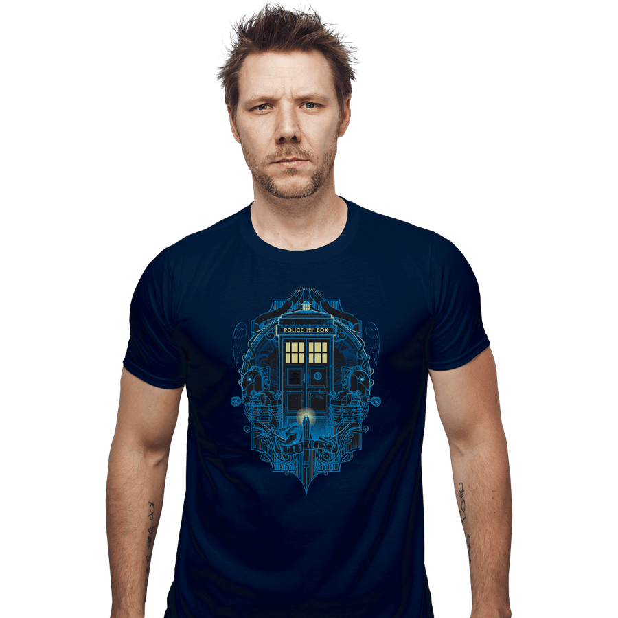 Shirts Fitted Shirts, Mens / Small / Navy T4RD1S