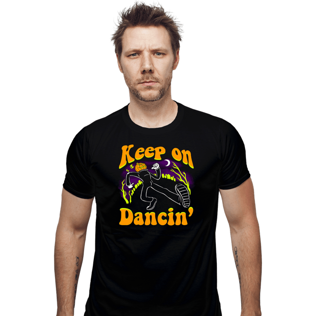 Secret_Shirts Fitted Shirts, Mens / Small / Black Keep On Dancin'