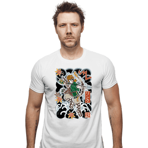 Daily_Deal_Shirts Fitted Shirts, Mens / Small / White Irezumi Link