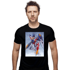 Secret_Shirts Fitted Shirts, Mens / Small / Black Wing Zero Painting