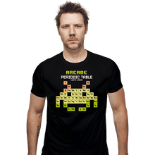 Load image into Gallery viewer, Daily_Deal_Shirts Fitted Shirts, Mens / Small / Black Arcade Periodic Table
