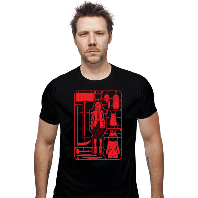 Daily_Deal_Shirts Fitted Shirts, Mens / Small / Black Power Model Sprue