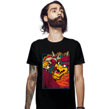 Load image into Gallery viewer, Secret_Shirts Fitted Shirts, Mens / Small / Black Attack On Bowser!
