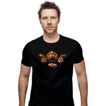 Load image into Gallery viewer, Shirts Fitted Shirts, Mens / Small / Black Golden Trouble Maker
