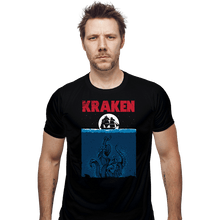 Load image into Gallery viewer, Daily_Deal_Shirts Fitted Shirts, Mens / Small / Black KRAKEN
