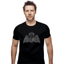 Load image into Gallery viewer, Shirts Fitted Shirts, Mens / Small / Black Helmet Man
