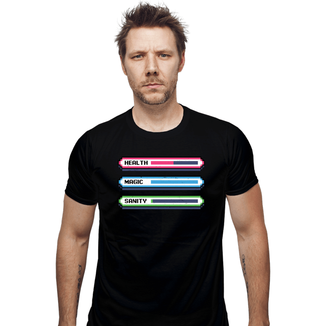 Secret_Shirts Fitted Shirts, Mens / Small / Black Current Stats