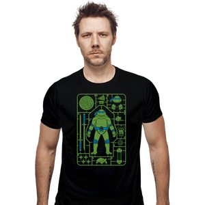 Daily_Deal_Shirts Fitted Shirts, Mens / Small / Black Leonardo Model Sprue
