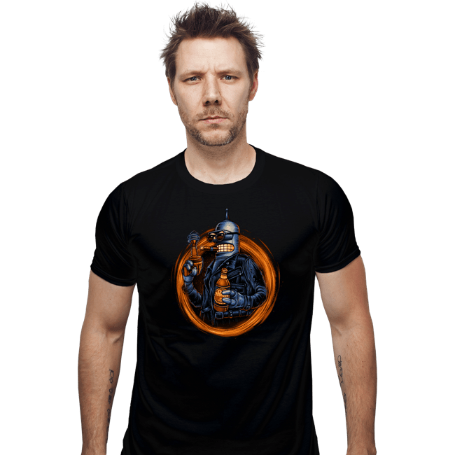 Secret_Shirts Fitted Shirts, Mens / Small / Black The Benderminator