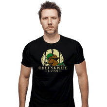 Load image into Gallery viewer, Shirts Fitted Shirts, Mens / Small / Black Chef&#39;s Knife

