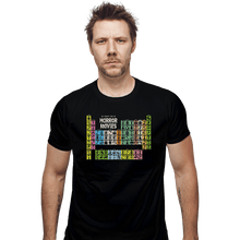 Load image into Gallery viewer, Shirts Fitted Shirts, Mens / Small / Black The Periodic Table Of Horror

