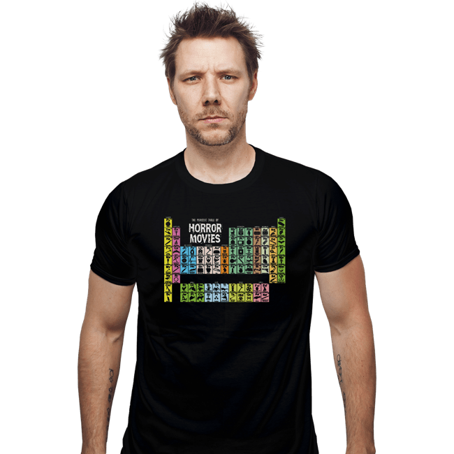 Shirts Fitted Shirts, Mens / Small / Black The Periodic Table Of Horror