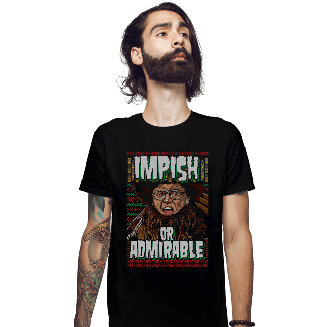 Daily_Deal_Shirts Fitted Shirts, Mens / Small / Black I Am Nigh
