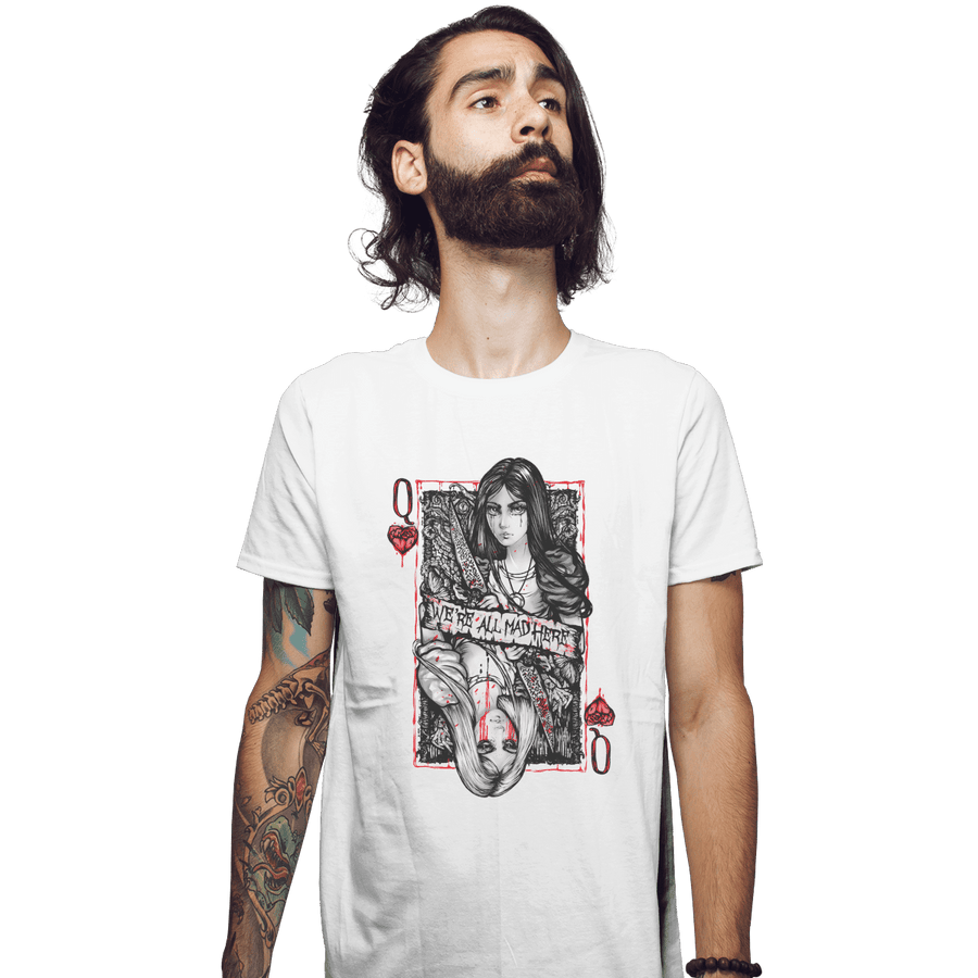 Shirts Fitted Shirts, Mens / Small / White Madness Wonderland