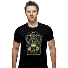 Load image into Gallery viewer, Daily_Deal_Shirts Fitted Shirts, Mens / Small / Black Summoning Cthulhu!
