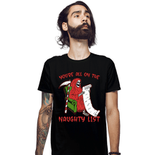 Load image into Gallery viewer, Secret_Shirts Fitted Shirts, Mens / Small / Black Naughty List
