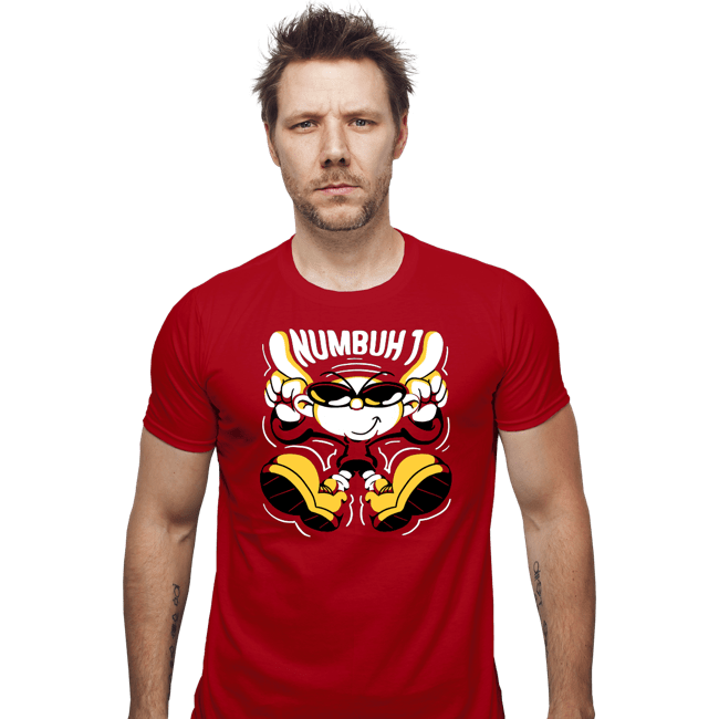 Secret_Shirts Fitted Shirts, Mens / Small / Red Numbuh 01