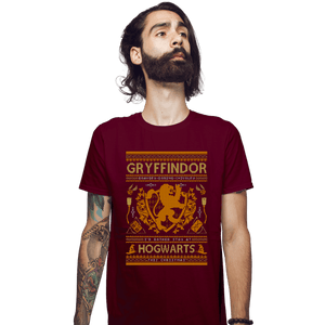 Shirts Fitted Shirts, Mens / Small / Maroon GRYFFINDOR Sweater