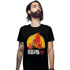 Shirts Fitted Shirts, Mens / Small / Black Saiyan Prince Redemption