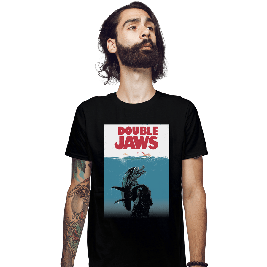 Shirts Fitted Shirts, Mens / Small / Black Double Jaws