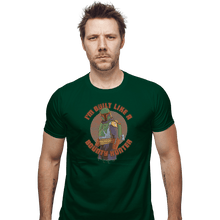Load image into Gallery viewer, Shirts Fitted Shirts, Mens / Small / Irish green Built Like A Bounty Hunter
