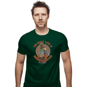 Shirts Fitted Shirts, Mens / Small / Irish green Built Like A Bounty Hunter