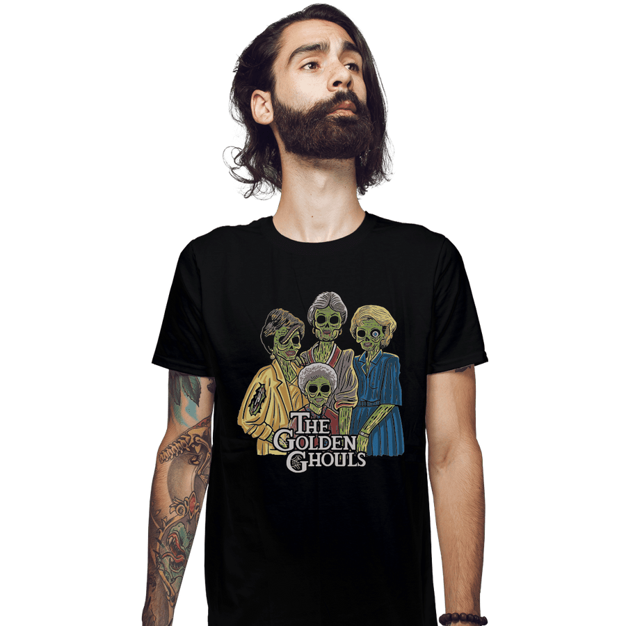 Shirts Fitted Shirts, Mens / Small / Black The Golden Ghouls