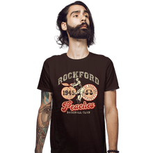 Load image into Gallery viewer, Daily_Deal_Shirts Fitted Shirts, Mens / Small / Dark Chocolate Rockford Peaches
