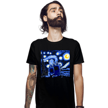 Load image into Gallery viewer, Secret_Shirts Fitted Shirts, Mens / Small / Black Bluey Night
