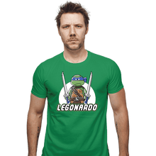 Load image into Gallery viewer, Daily_Deal_Shirts Fitted Shirts, Mens / Small / Irish Green Legonardo
