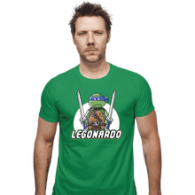 Load image into Gallery viewer, Daily_Deal_Shirts Fitted Shirts, Mens / Small / Irish Green Legonardo
