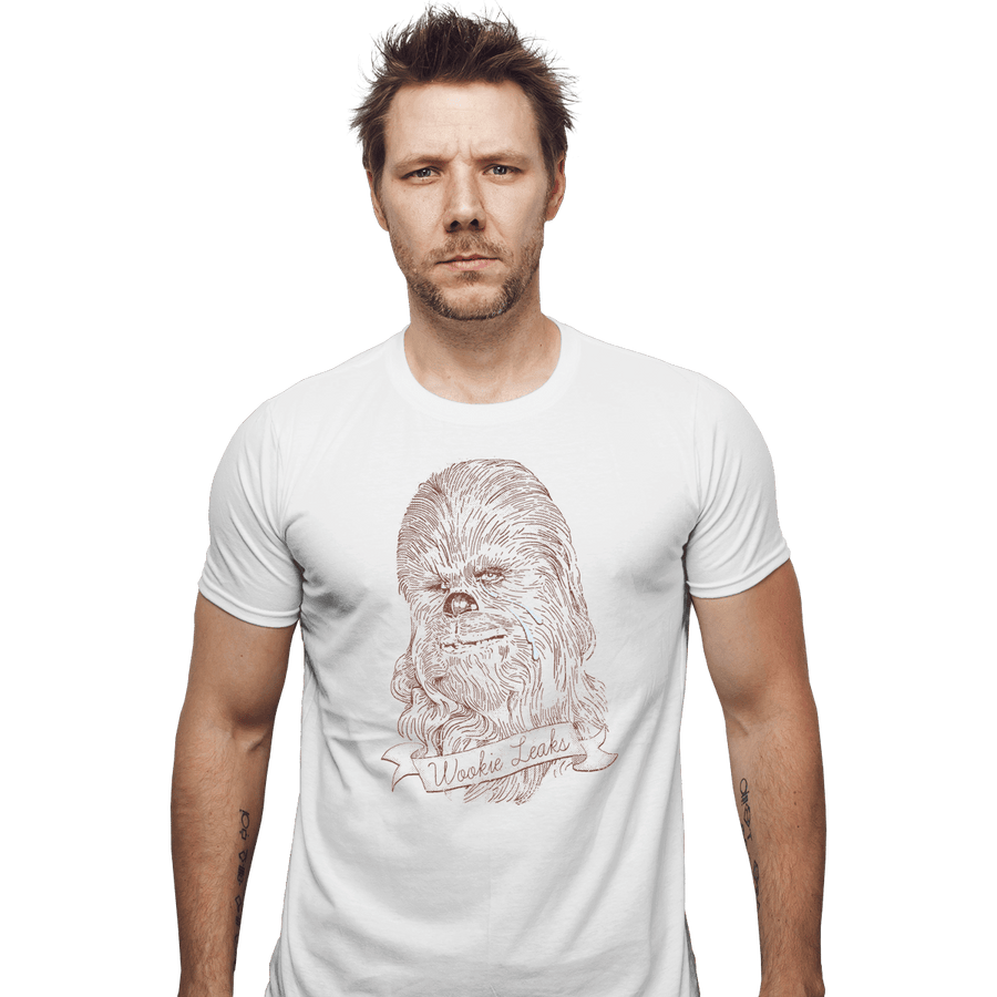 Shirts Fitted Shirts, Mens / Small / White Wookie Leaks