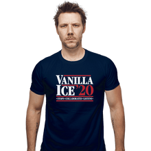 Load image into Gallery viewer, Shirts Fitted Shirts, Mens / Small / Navy Vanilla Ice 20
