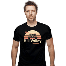 Load image into Gallery viewer, Daily_Deal_Shirts Fitted Shirts, Mens / Small / Black Visit Hill Valley
