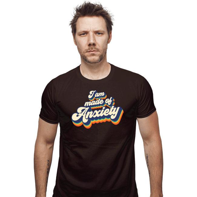 Secret_Shirts Fitted Shirts, Mens / Small / Dark Chocolate Made Of Anxiety