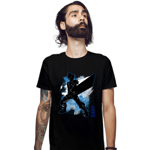 Shirts Fitted Shirts, Mens / Small / Black Cosmic Ex Soldier