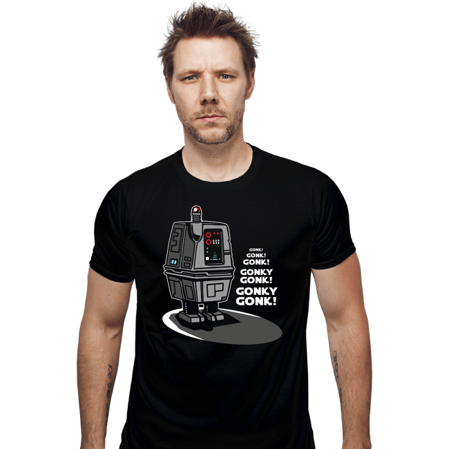 Daily_Deal_Shirts Fitted Shirts, Mens / Small / Black Gonk!