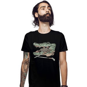 Secret_Shirts Fitted Shirts, Mens / Small / Black The Hand Gator