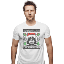 Load image into Gallery viewer, Shirts Fitted Shirts, Mens / Small / White Father Christmas
