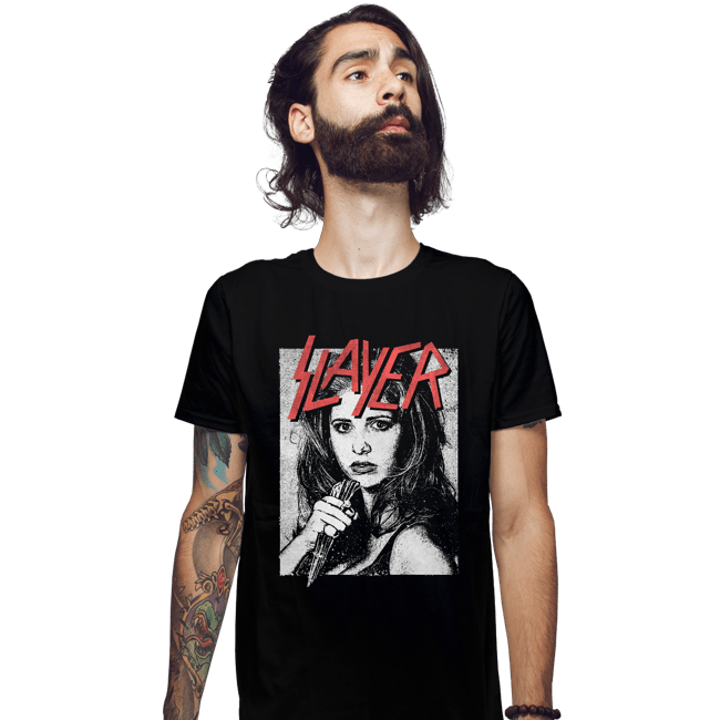 Secret_Shirts Fitted Shirts, Mens / Small / Black The Slayer