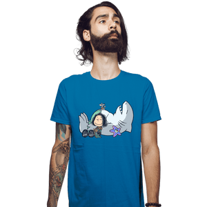 Secret_Shirts Fitted Shirts, Mens / Small / Sapphire Friend Not Nom Nom