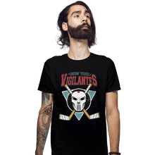 Load image into Gallery viewer, Shirts Fitted Shirts, Mens / Small / Black Go Vigilantes
