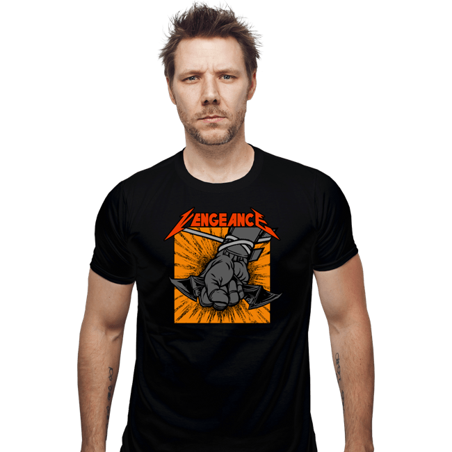 Daily_Deal_Shirts Fitted Shirts, Mens / Small / Black Bat Vengeance