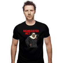 Load image into Gallery viewer, Daily_Deal_Shirts Fitted Shirts, Mens / Small / Black Nemesister Act
