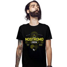 Load image into Gallery viewer, Shirts Fitted Shirts, Mens / Small / Black USCSS Nostromo Crew
