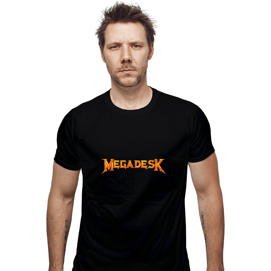 Shirts Fitted Shirts, Mens / Small / Black Megadesk