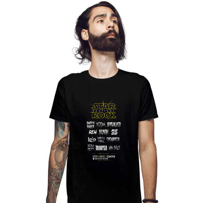 Shirts Fitted Shirts, Mens / Small / Black Star Rock