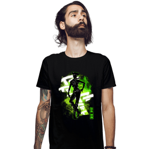 Shirts Fitted Shirts, Mens / Small / Black Cosmic Jolyne Cujoh