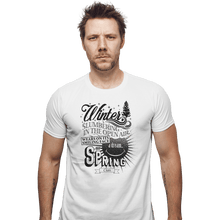 Load image into Gallery viewer, Shirts Fitted Shirts, Mens / Small / White Winter
